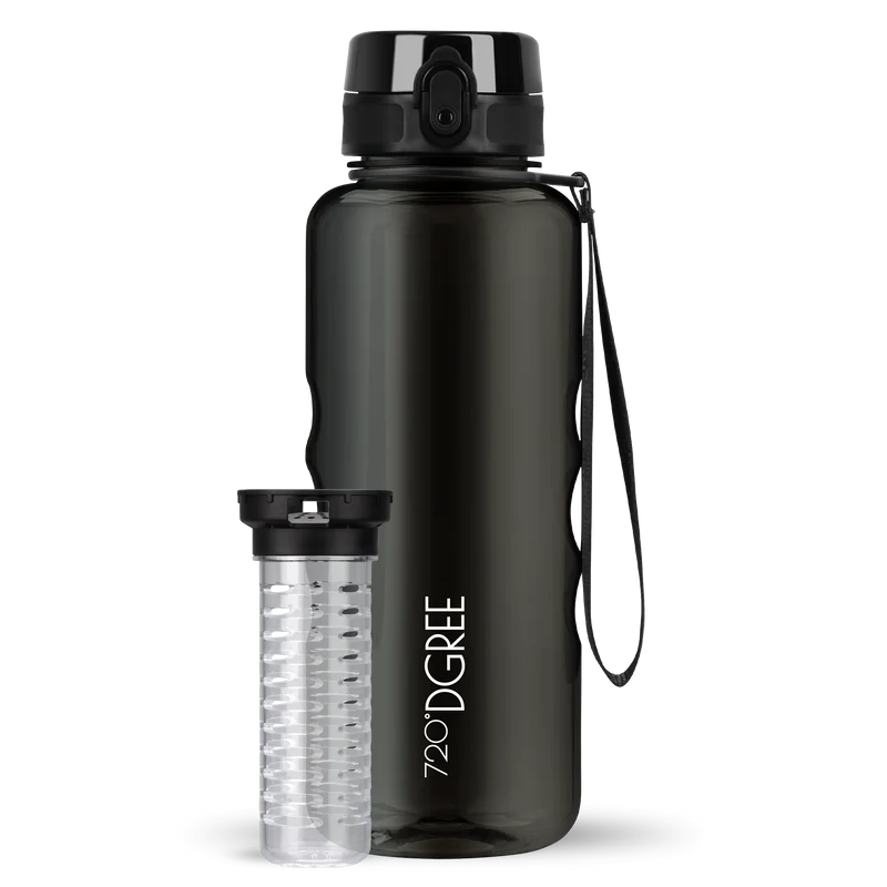 OUTLET uberBottle Trinkflasche | crystalClear Fruchtbehälter