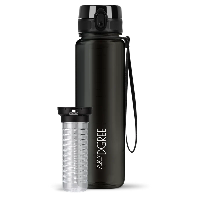 OUTLET uberBottle Trinkflasche | crystalClear Fruchtbehälter