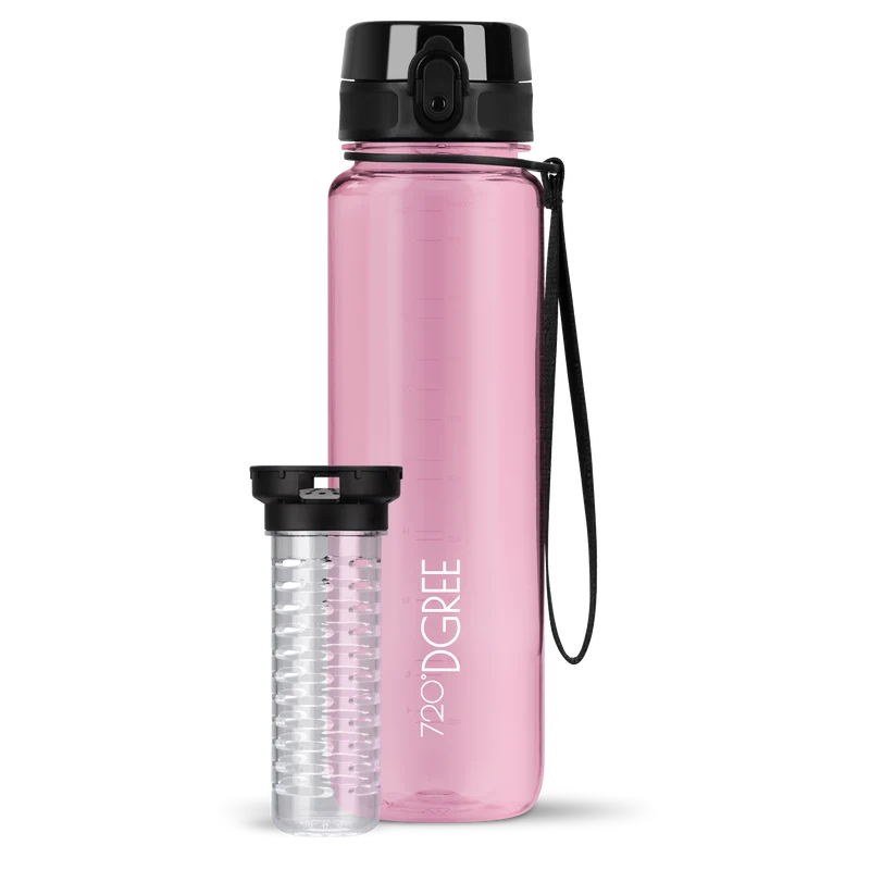 OUTLET uberBottle Trinkflasche | crystalClear Fruchtbehälter