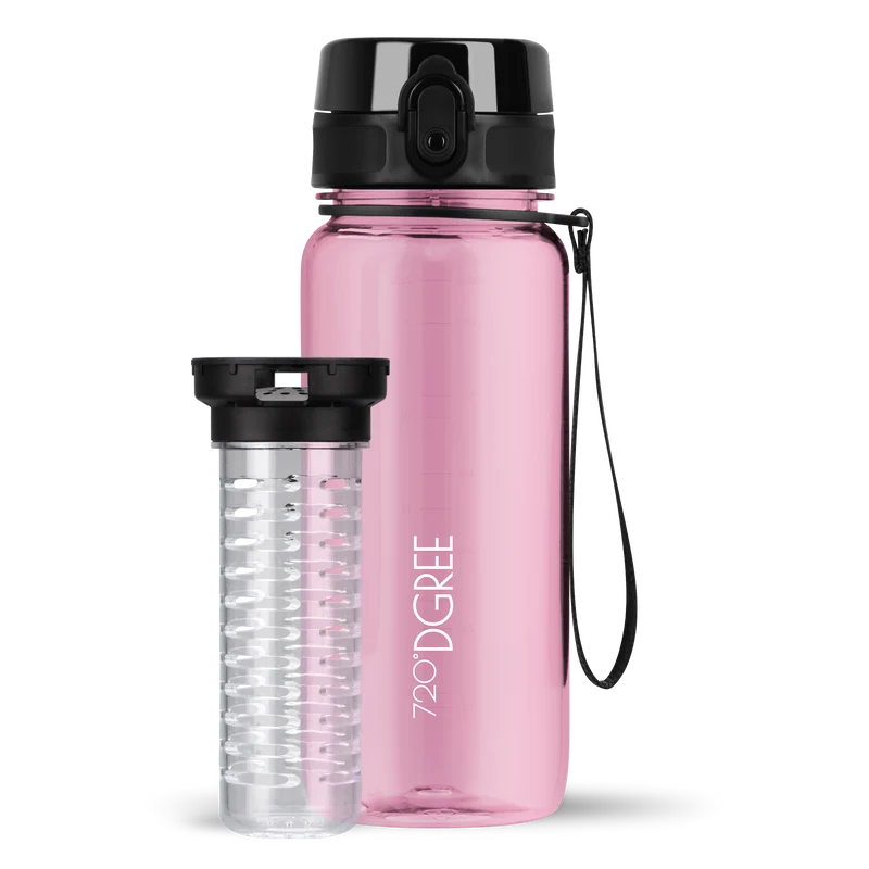 OUTLET uberBottle Trinkflasche | crystalClear Fruchtbehälter