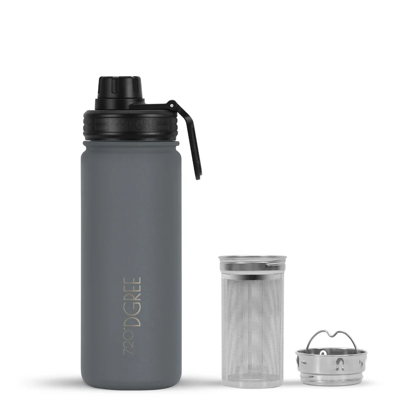 noLimit | Isolier Trinkflasche mit Edelstahlsieb und Sportdeckel