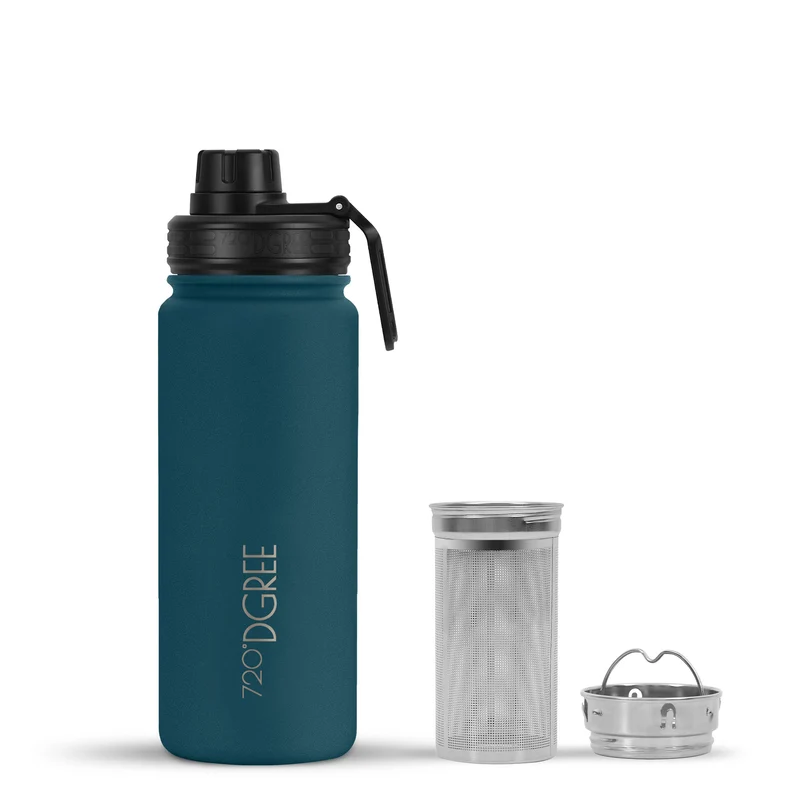 noLimit | Isolier Trinkflasche mit Edelstahlsieb und Sportdeckel