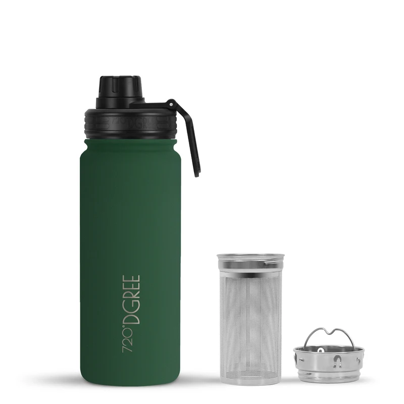 noLimit | Isolier Trinkflasche mit Edelstahlsieb und Sportdeckel