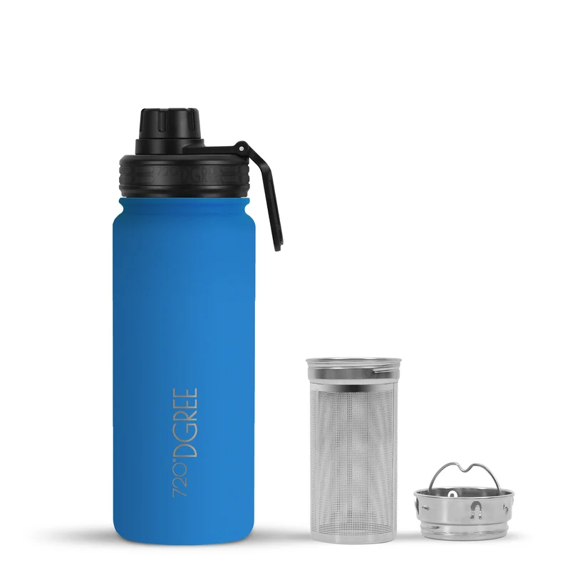 noLimit | Isolier Trinkflasche mit Edelstahlsieb und Sportdeckel