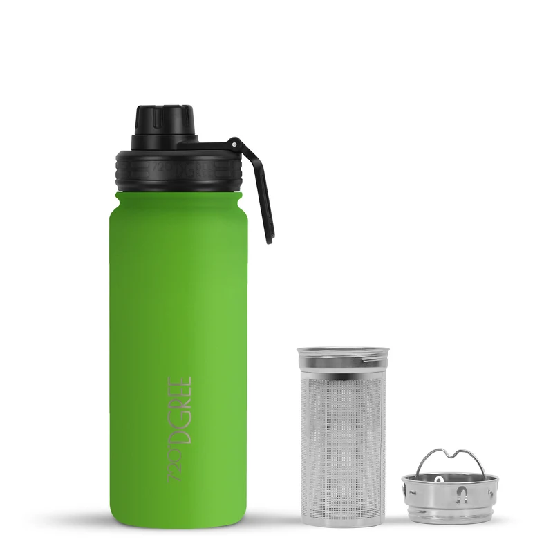 noLimit | Isolier Trinkflasche mit Edelstahlsieb und Sportdeckel