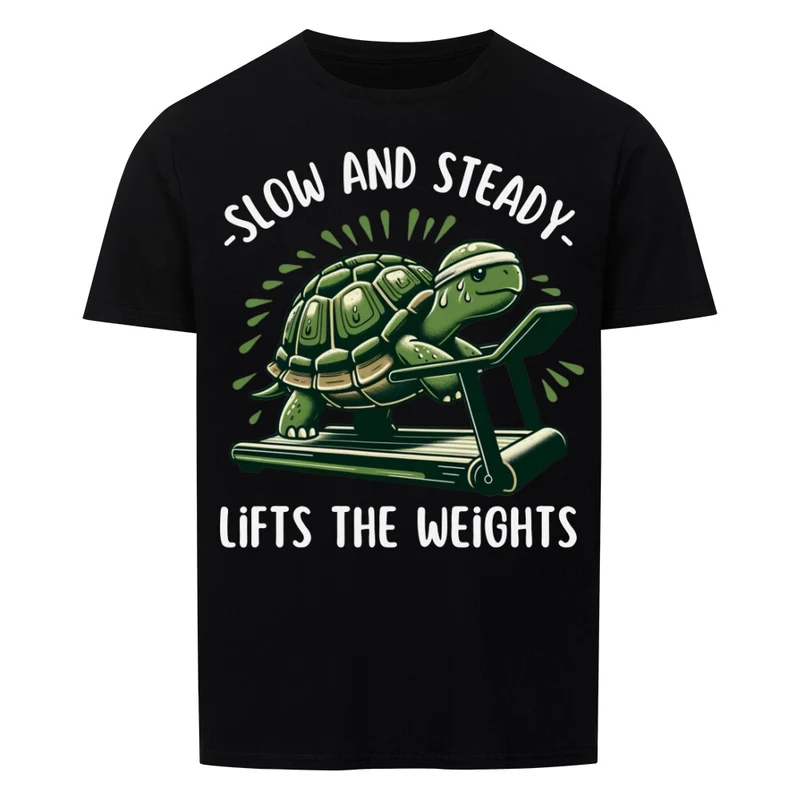 SLOW AND STEADY - Regular Shirt - Frontprint
