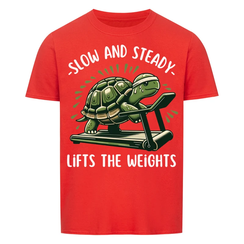 SLOW AND STEADY - Regular Shirt - Frontprint