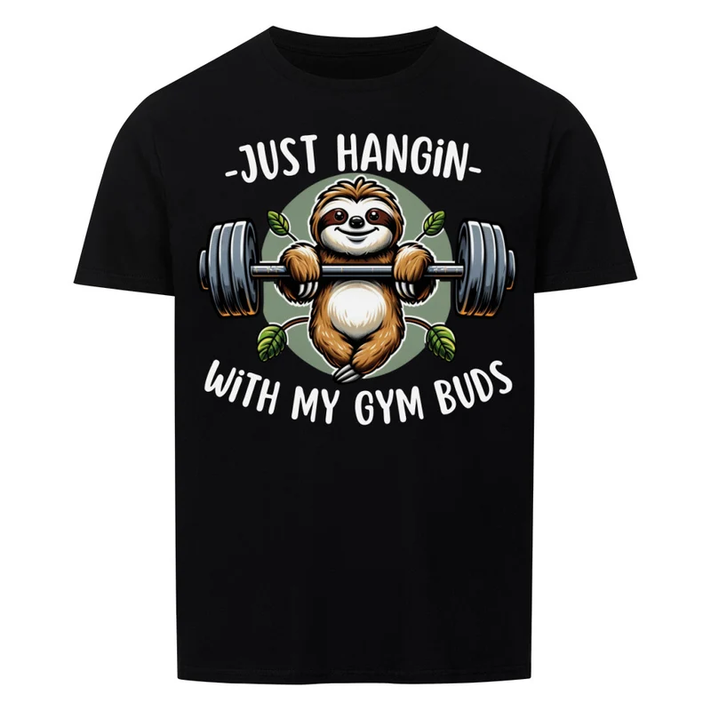 JUST HANGIN - Regular Shirt - Frontprint