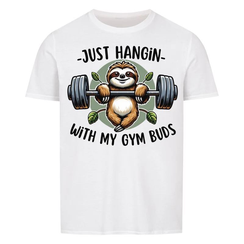 JUST HANGIN - Regular Shirt - Frontprint