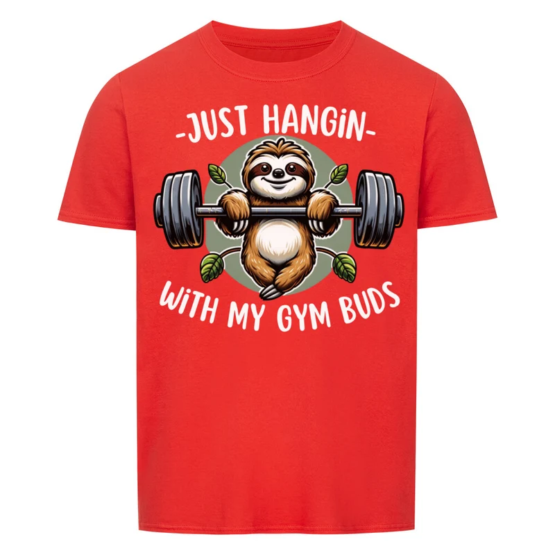 JUST HANGIN - Regular Shirt - Frontprint