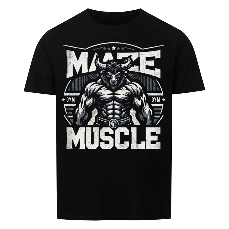 MAZE MUSCLE - Regular Shirt - Frontprint
