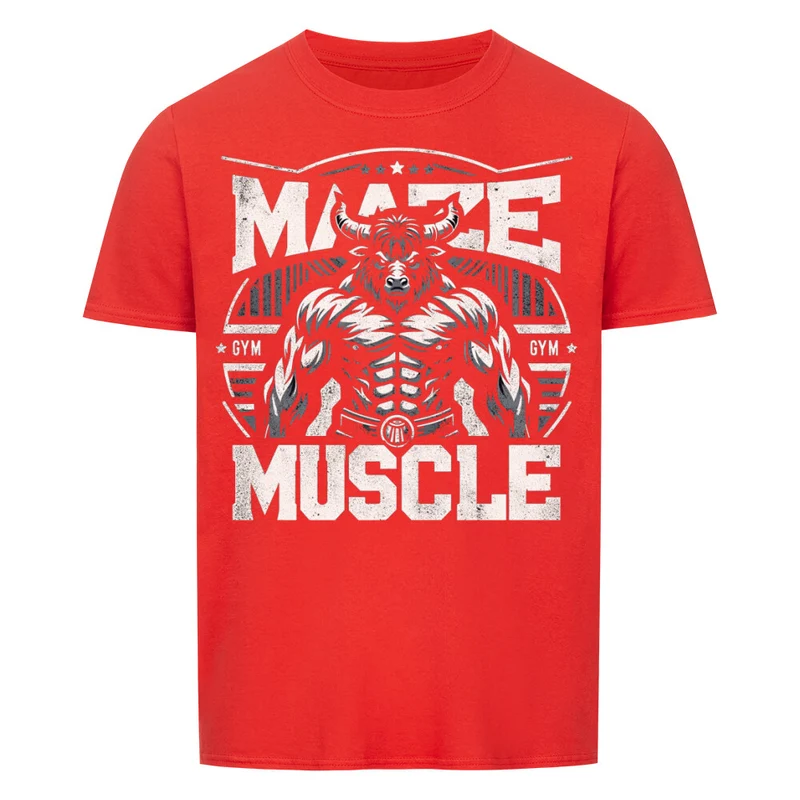 MAZE MUSCLE - Regular Shirt - Frontprint