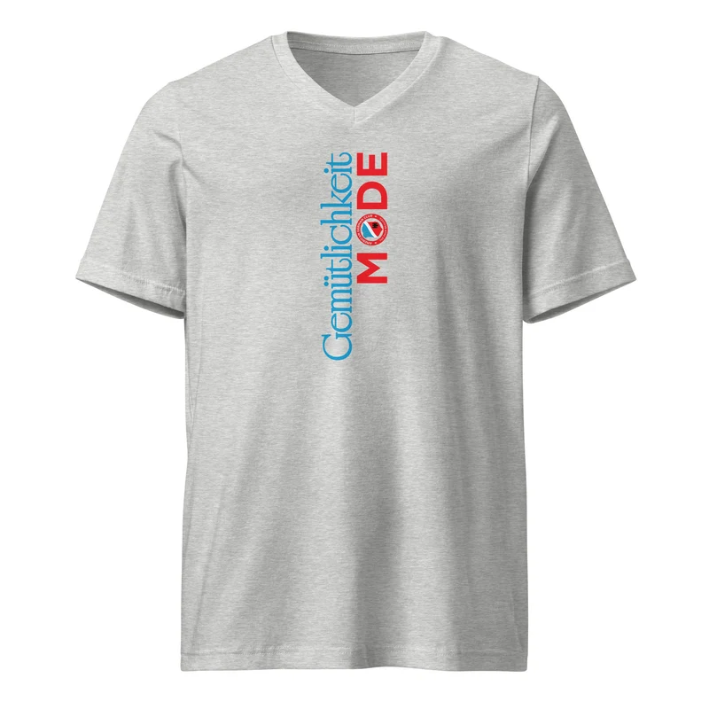 Gemutlichkeit Mode - Light Unisex V-Neck T-Shirt