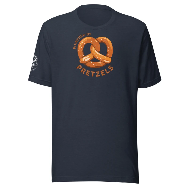 Powered by Pretzels - Dark Unisex T-shirt
