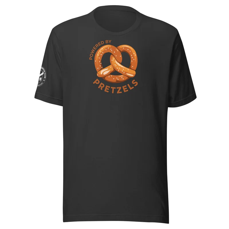 Powered by Pretzels - Dark Unisex T-shirt