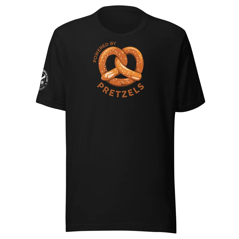 Powered by Pretzels - Dark Unisex T-shirt