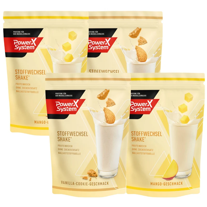 Stoffwechsel Shake* Mixed Pack 4 x 350g