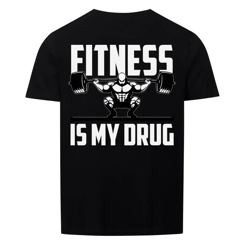 FITNESS IS MY - Regular Shirt - Backprint