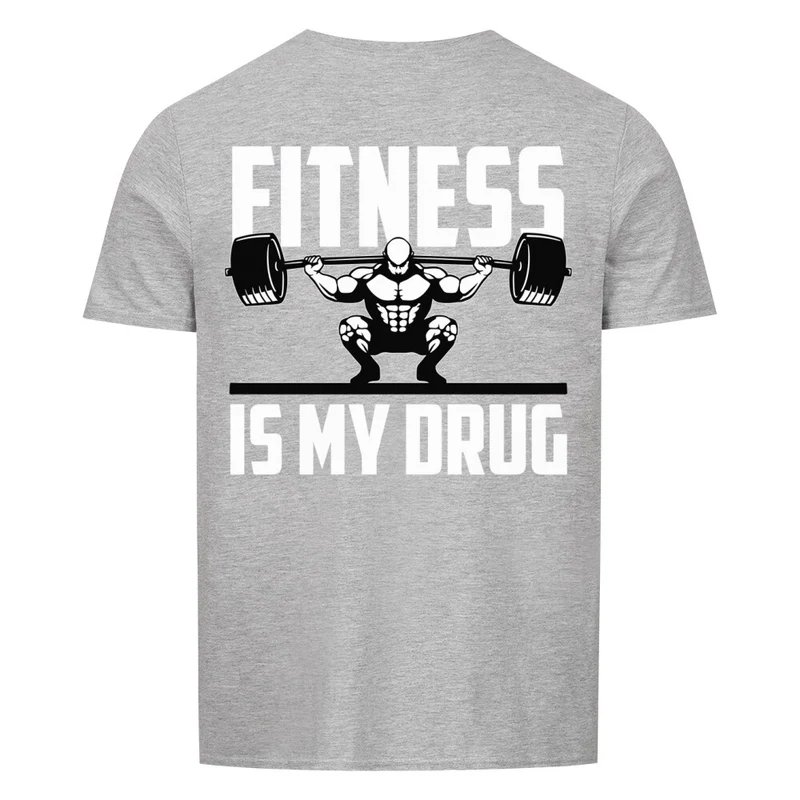 FITNESS IS MY - Regular Shirt - Backprint