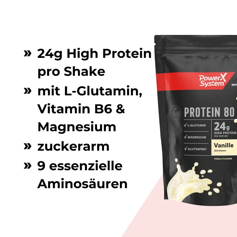 Protein 80 Vanille - 6 x 360g