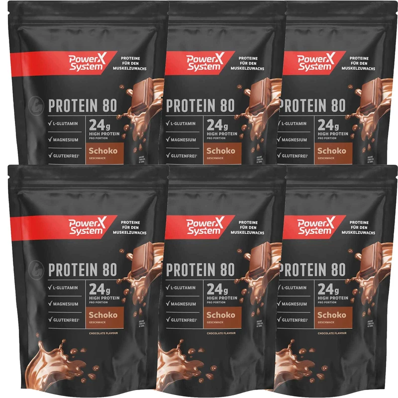 Protein 80 Schoko - 6 x 360g