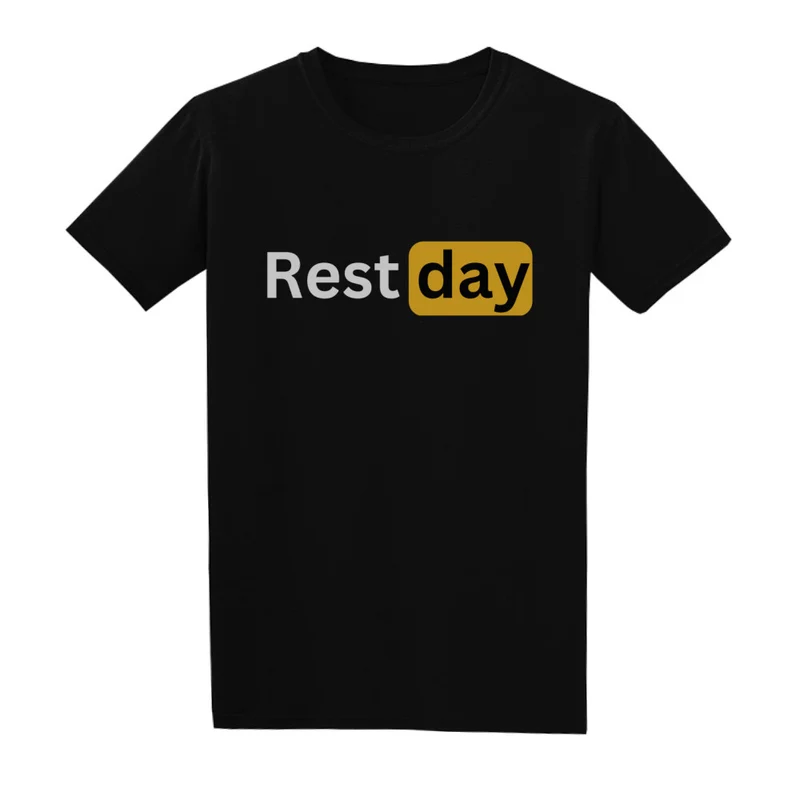 REST DAY - Regular Shirt - Frontprint