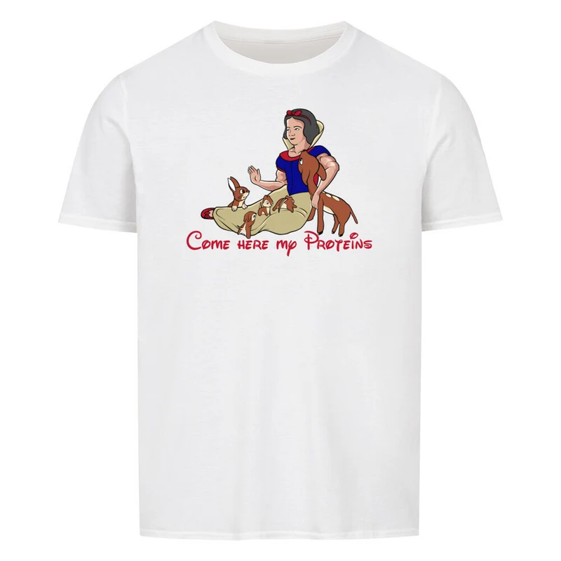 COME HERE MY PROTEINS - Regular Shirt - Frontprint