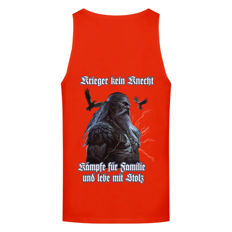 Familienkrieger - Tanktop Unisex Backprint