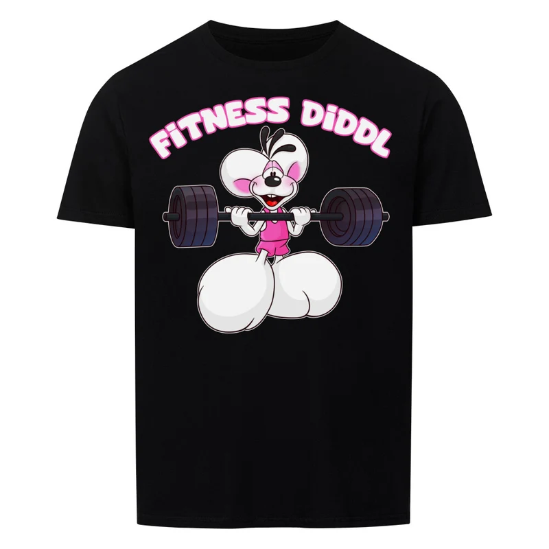 FITNESS DIDDL - Regular Shirt - Frontprint