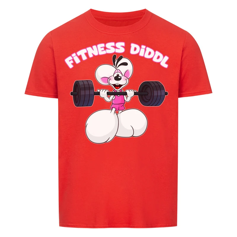 FITNESS DIDDL - Regular Shirt - Frontprint