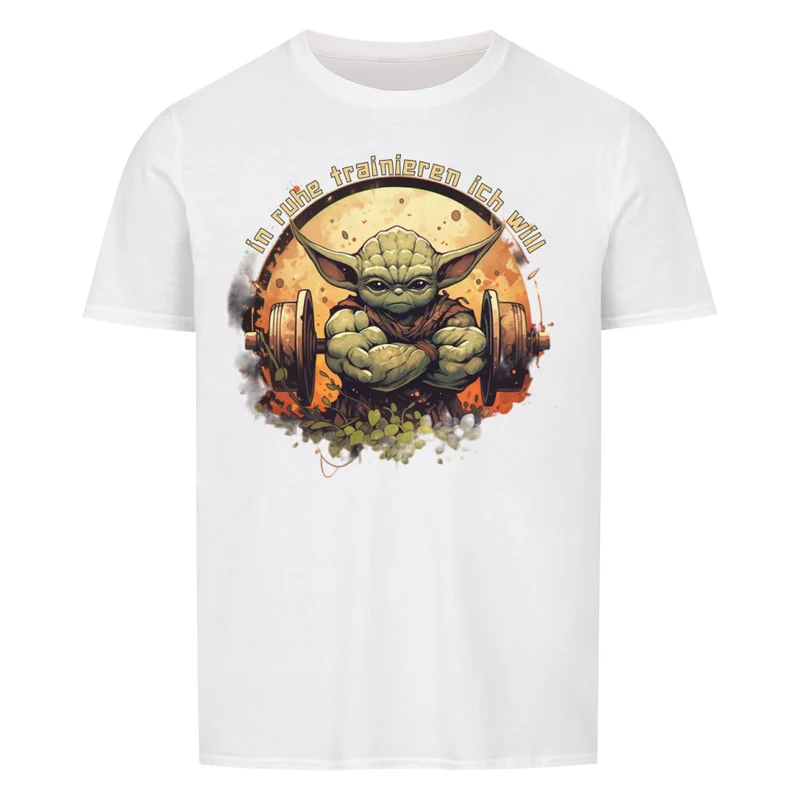 IN RUHE TRAINIEREN ICH WILL - Regular Shirt - Frontprint