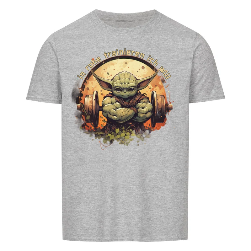 IN RUHE TRAINIEREN ICH WILL - Regular Shirt - Frontprint