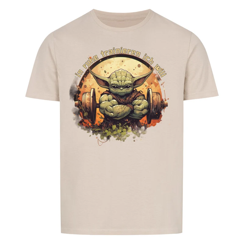 IN RUHE TRAINIEREN ICH WILL - Regular Shirt - Frontprint