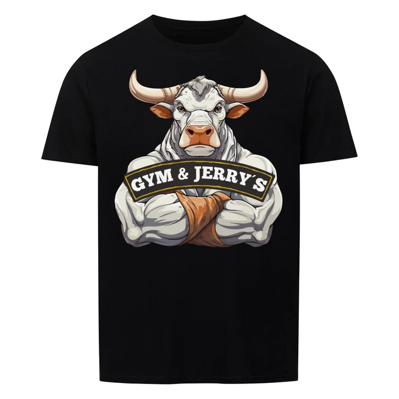 GYM & JERRY´S - Regular Shirt - Frontprint