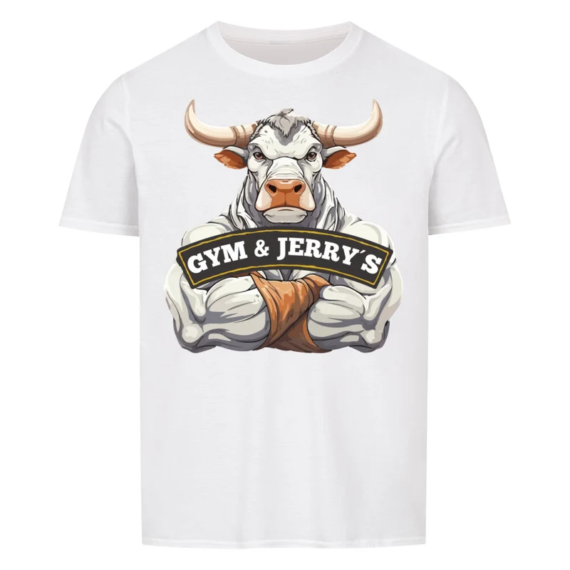 GYM & JERRY´S - Regular Shirt - Frontprint