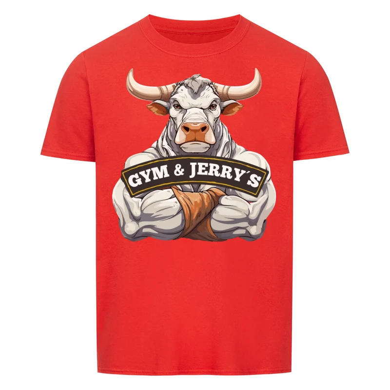 GYM & JERRY´S - Regular Shirt - Frontprint