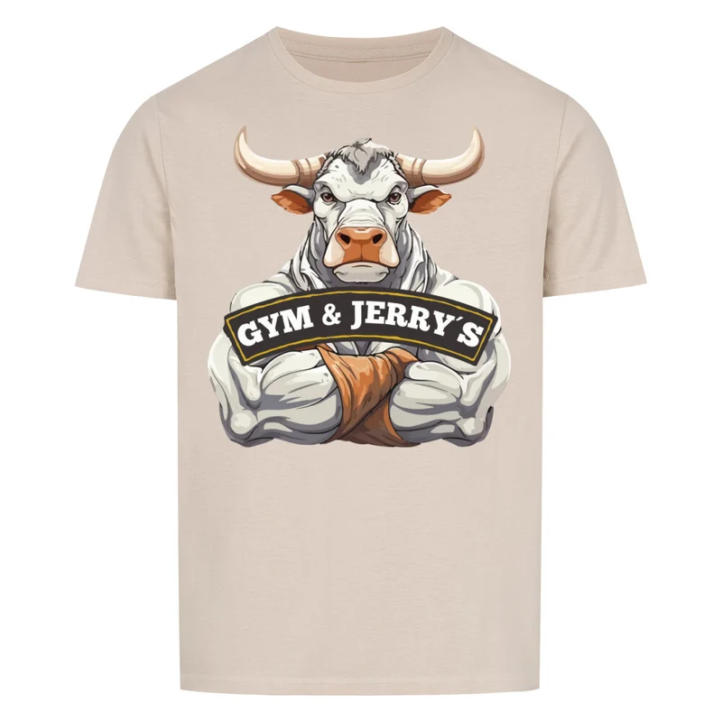 GYM & JERRY´S - Regular Shirt - Frontprint