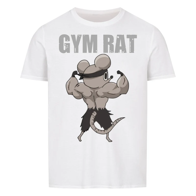 GYM RAT - Regular Shirt - Frontprint