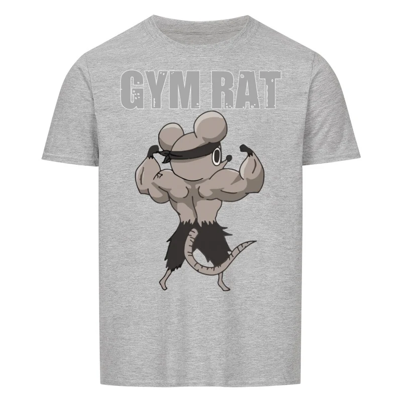 GYM RAT - Regular Shirt - Frontprint