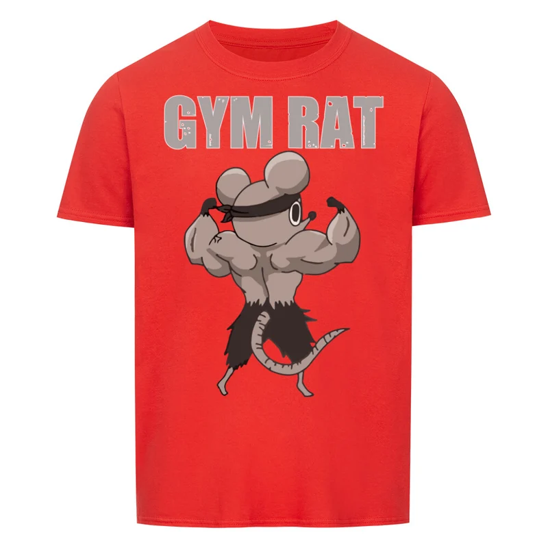 GYM RAT - Regular Shirt - Frontprint