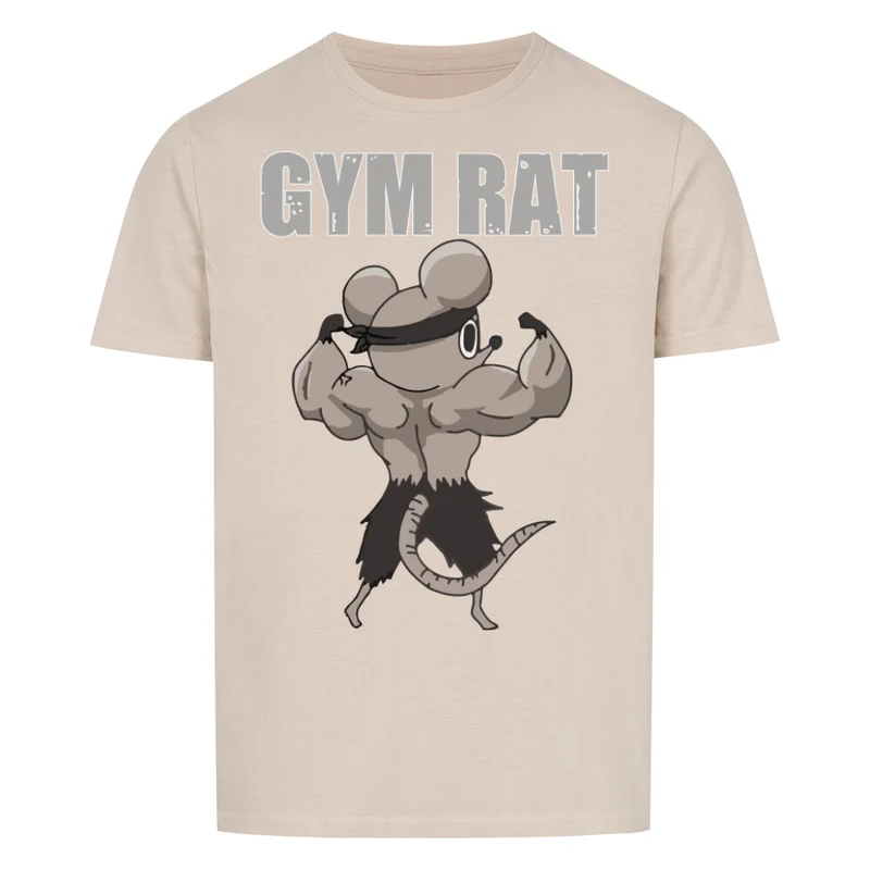 GYM RAT - Regular Shirt - Frontprint