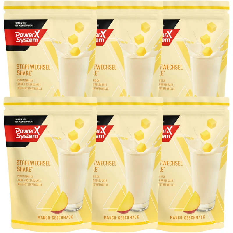 Stoffwechsel Shake* Mango - 6 x 350g