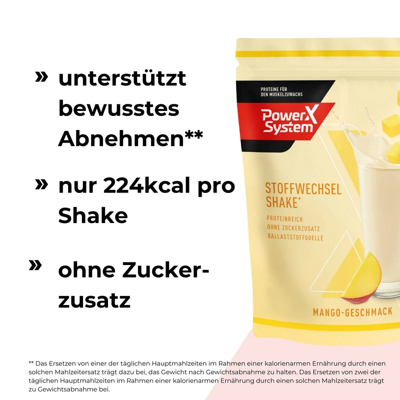 Stoffwechsel Shake* Mango - 6 x 350g