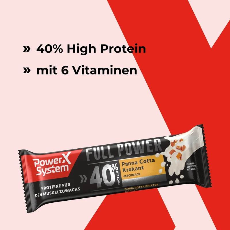 Full Power Panna Cotta Krokant - 20 x 70g
