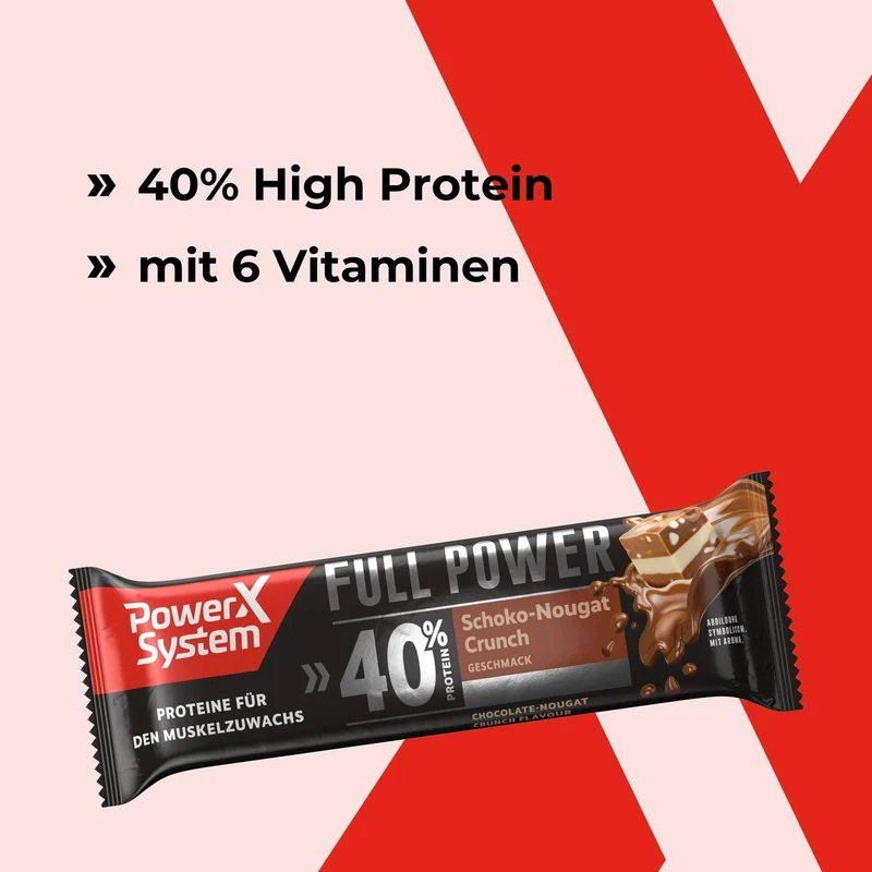 Full Power Schoko-Nougat Crunch - 20 x 70g