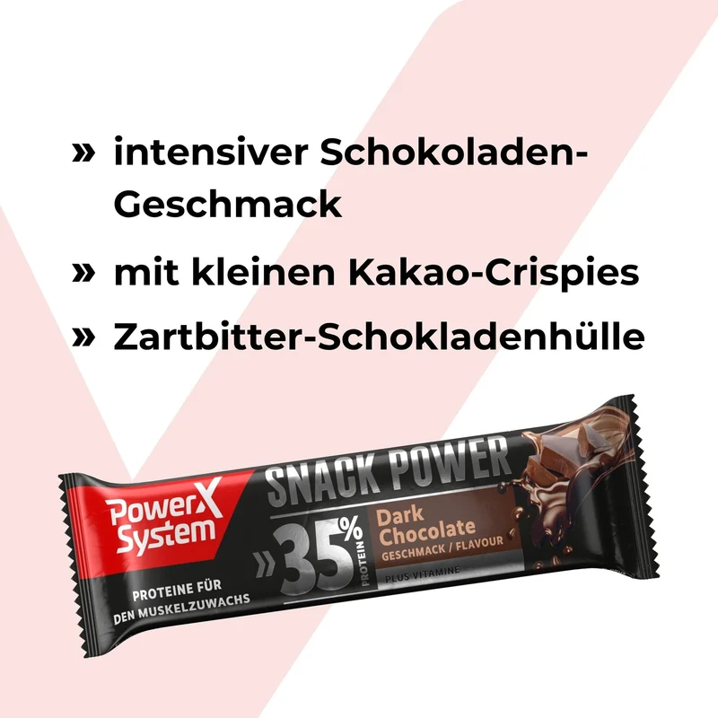 Snack Power Dark Chocolate - 24 x 45g