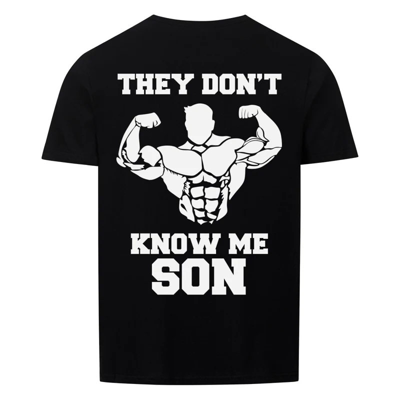 THEY DONT KNOW ME SON - Regular Shirt - Backprint