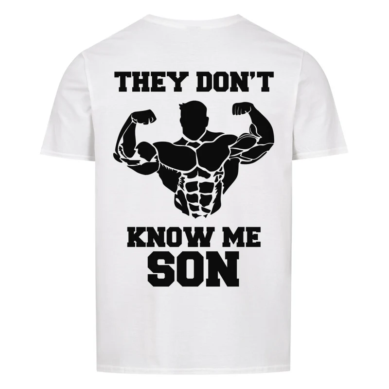 THEY DONT KNOW ME SON - Regular Shirt - Backprint