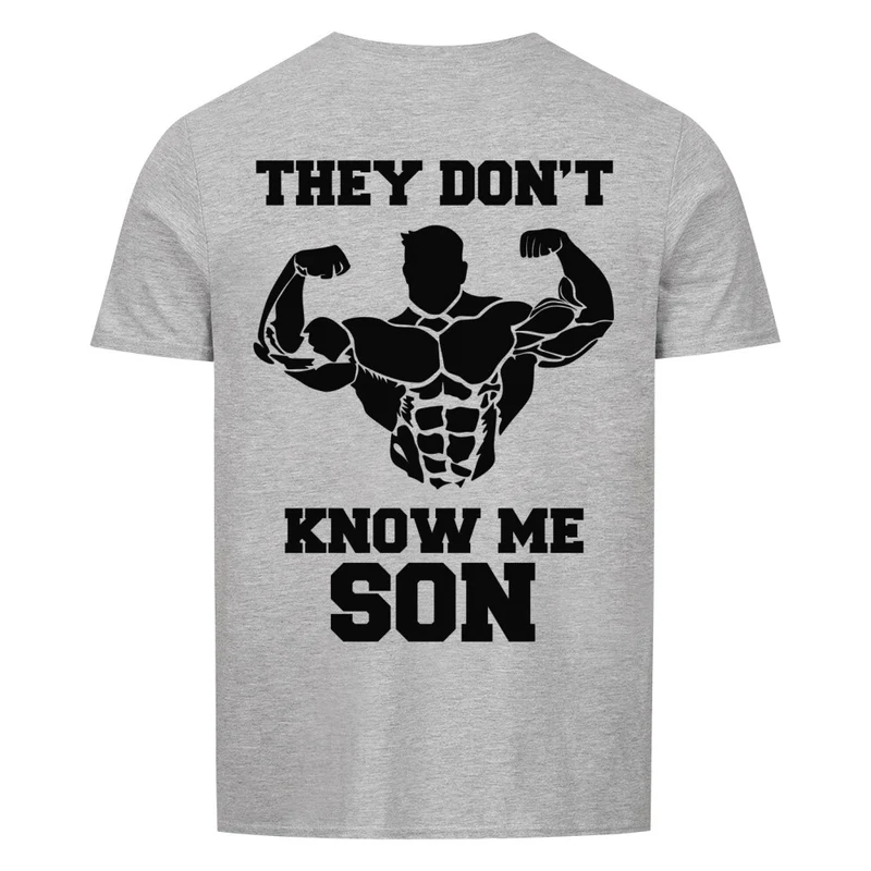 THEY DONT KNOW ME SON - Regular Shirt - Backprint