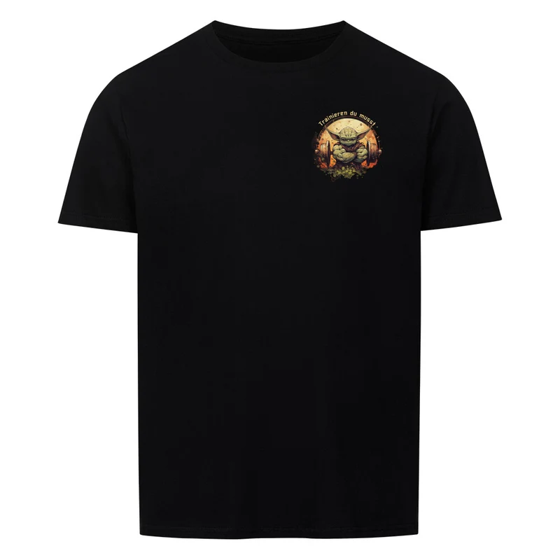 TRAINIEREN DU MUSST - SHIRT Frontprint klein